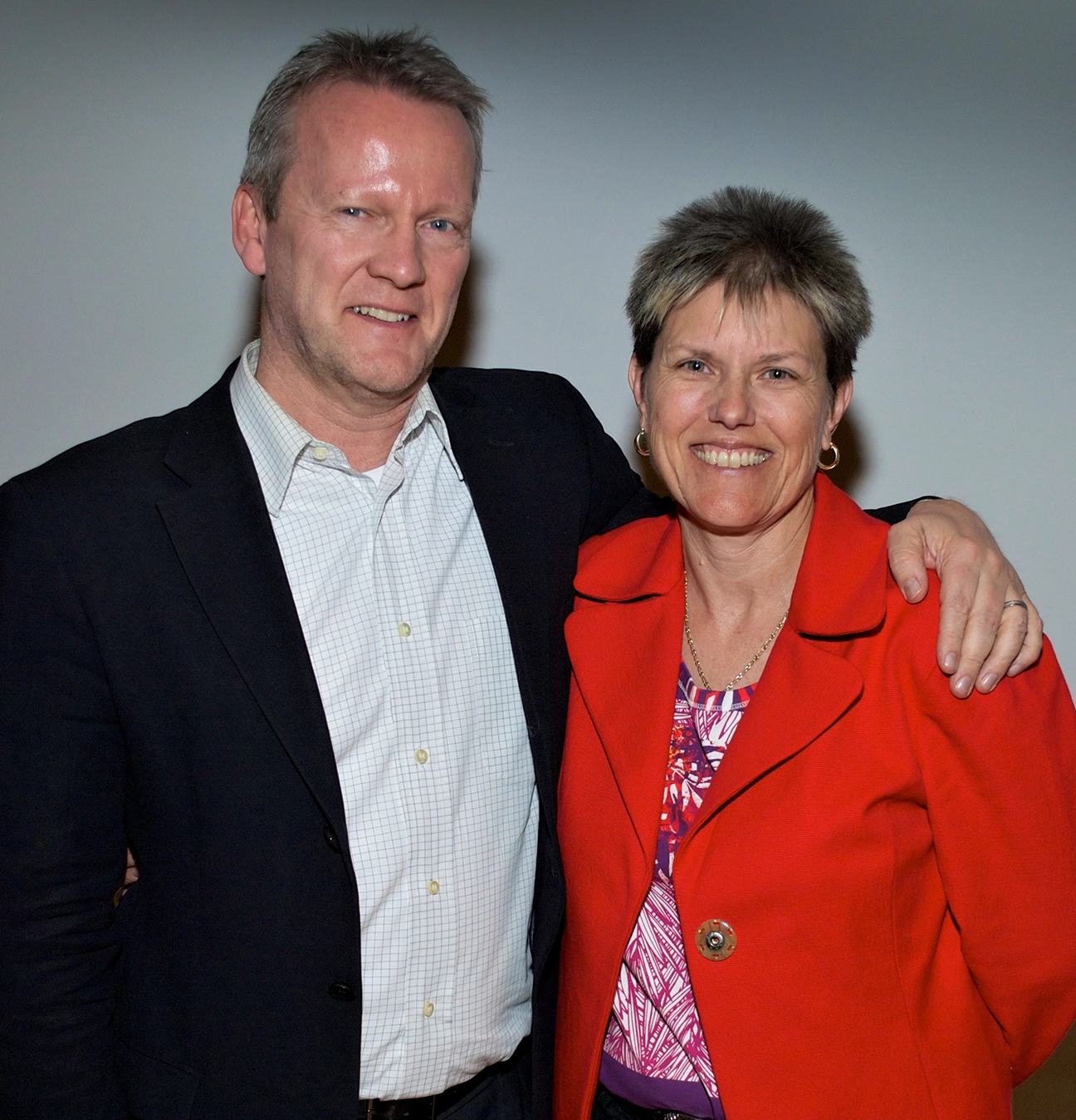 Pasi and Debbie after 2nd symposium day